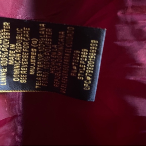 Vtg Fabio Wool Elegant Black Double-Breasted Black Peacoat Office Siren Coat L - Picture 13 of 16